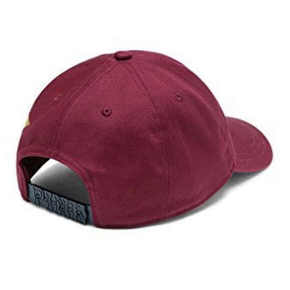 VVictoria's Secret Pink Hat Baseball Cap, Burgundy/Ruby/Gold Side Logo - Picture 10 of 11